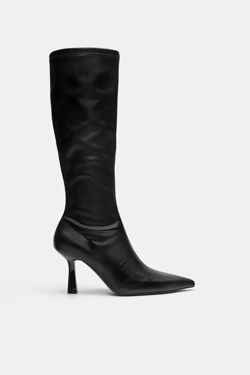 Pull&Bear Stivali con tacco Nero 3955086 miniatura 2