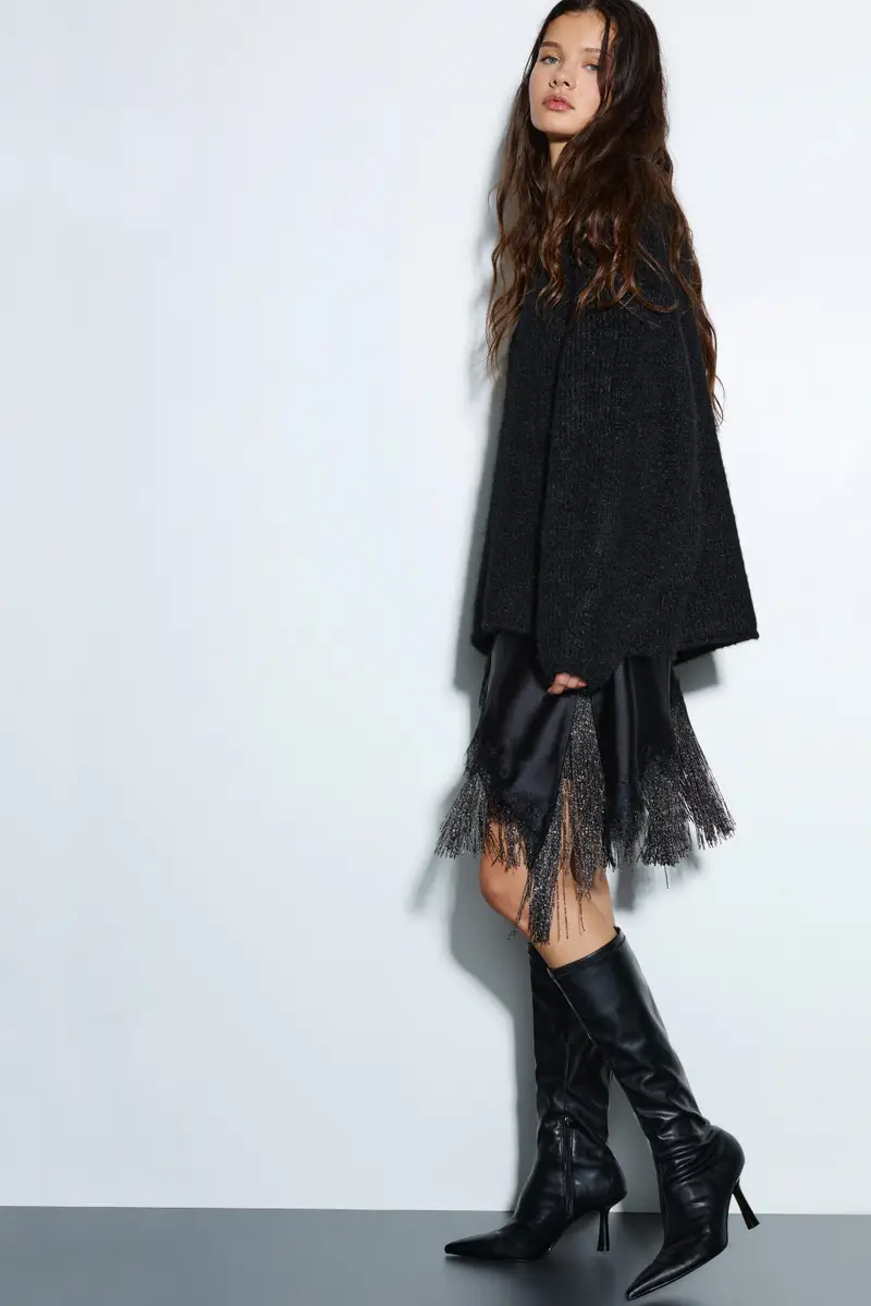 Pull&Bear Stivali con tacco Nero 3955086