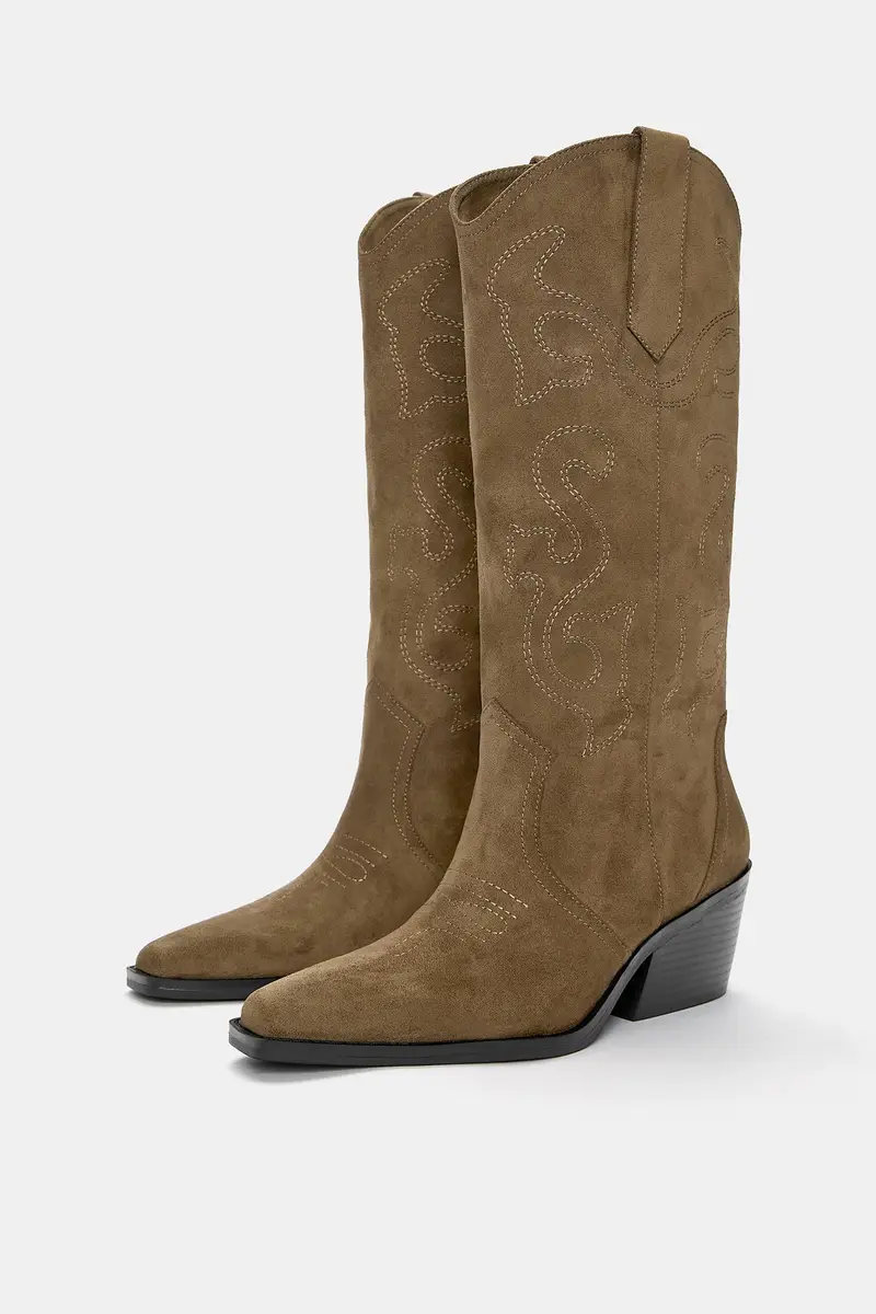 Stivali Cowboy Marrone miniatura 3