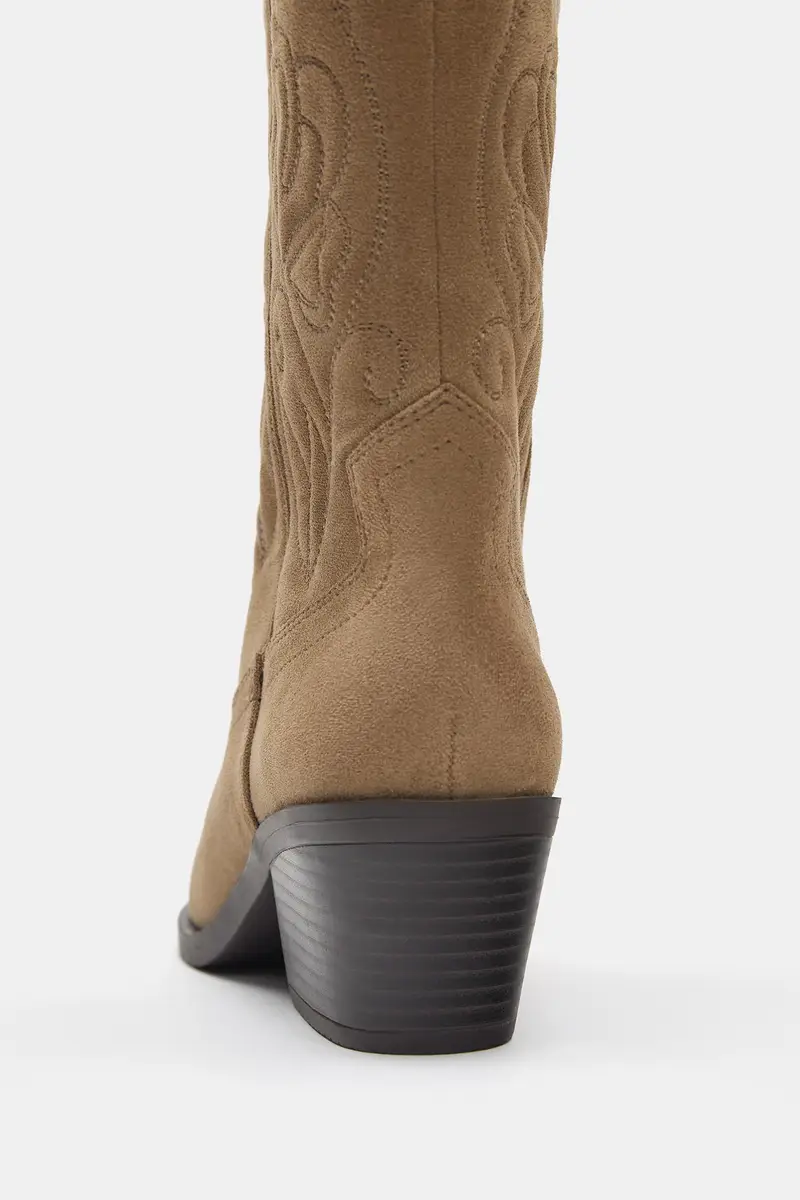 Stivali Cowboy Marrone miniatura 3