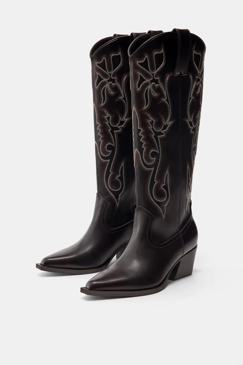 Stivali Cowboy Porpora miniatura 2