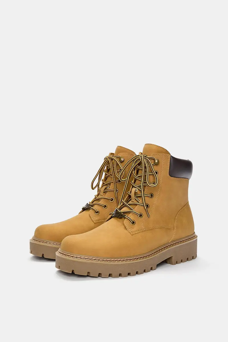 Stivali Stringati Stwd Mostarda miniatura 2