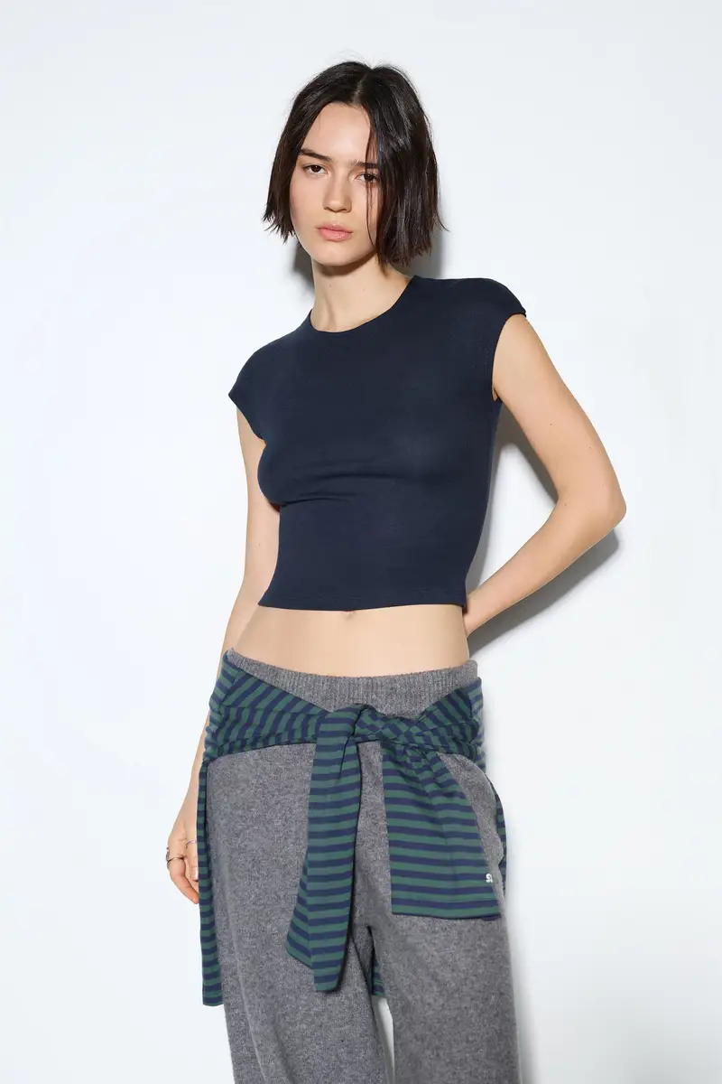 Pull&Bear T-shirt Blu 3933804