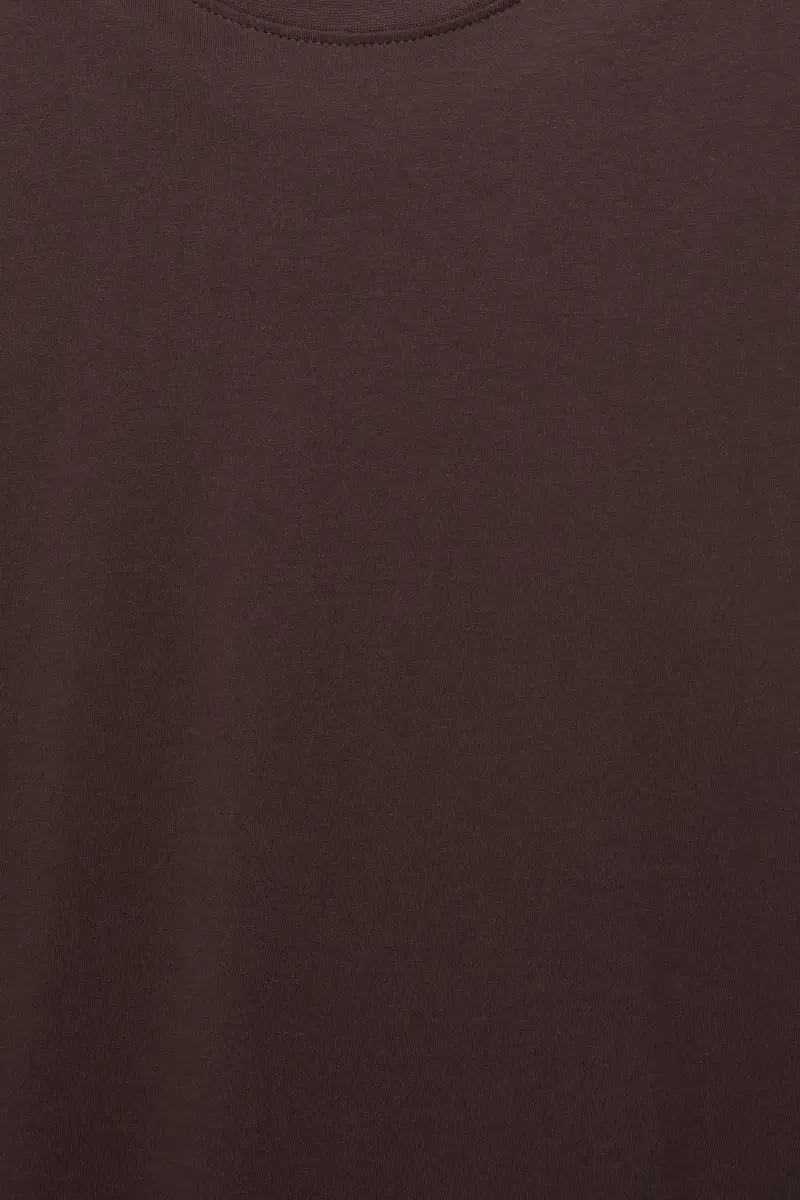 Pull&Bear T-shirt Marrone 4291924 miniatura 3