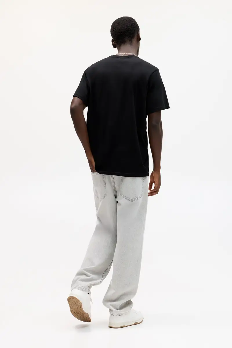 Pull&Bear T-shirt Nero 3937530 miniatura 2