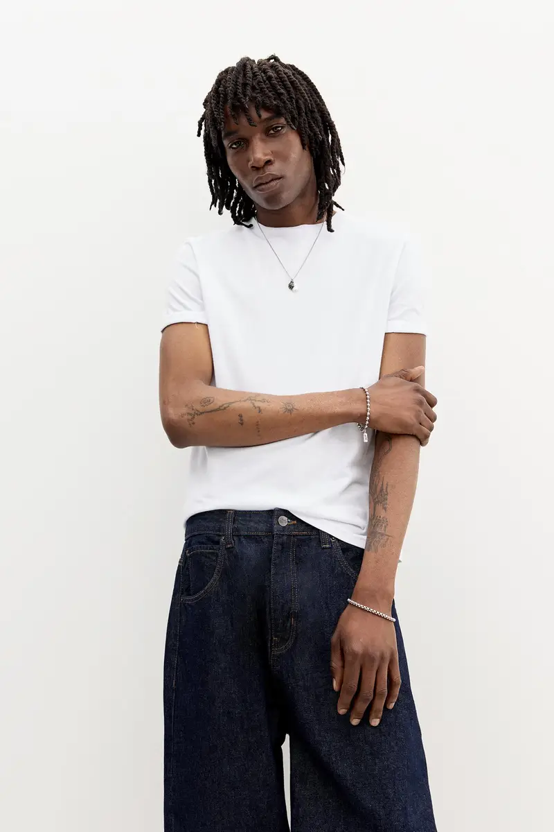 Pull&Bear T-shirt Bianco 3937531