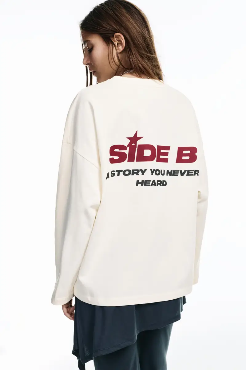 Pull&Bear T-shirt Bianco 3900155 miniatura 2