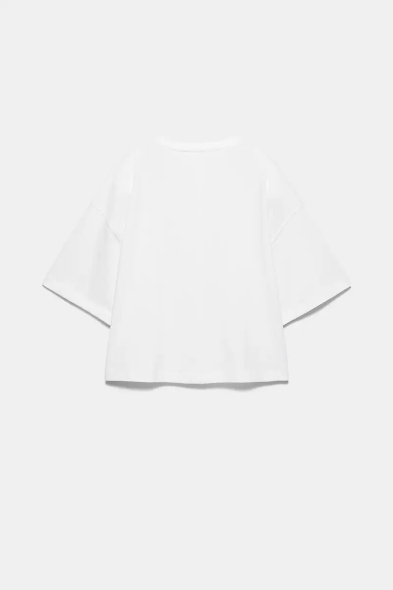 Pull&Bear T-shirt Bianco 4205842 miniatura 2