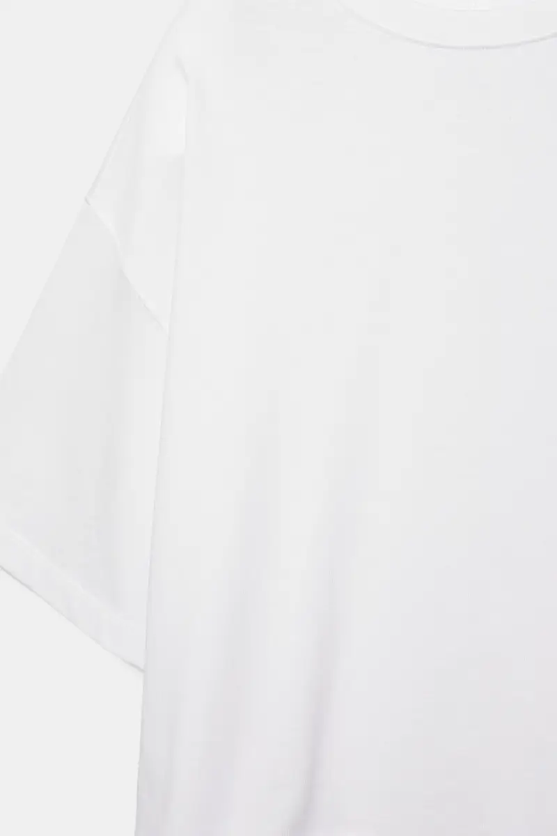 Pull&Bear T-shirt Bianco 4205842 miniatura 3