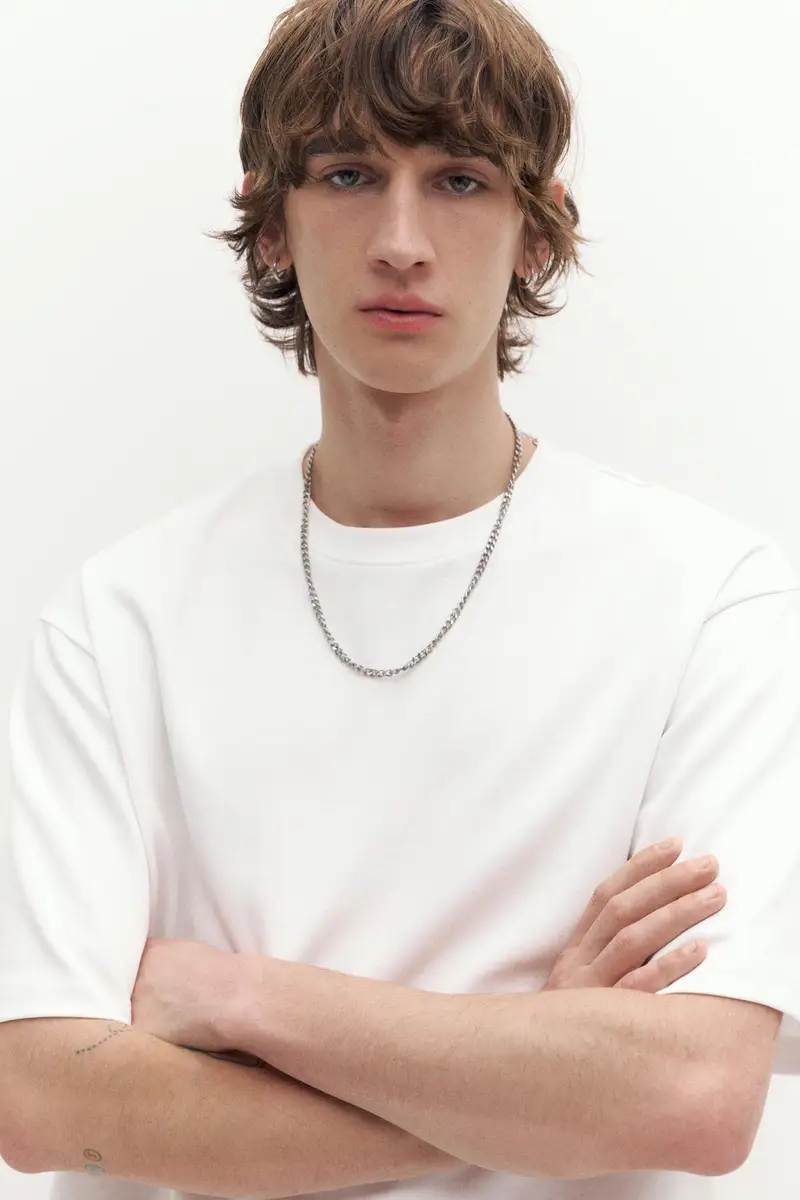 Pull&Bear T-shirt Bianco 4336292 miniatura 3