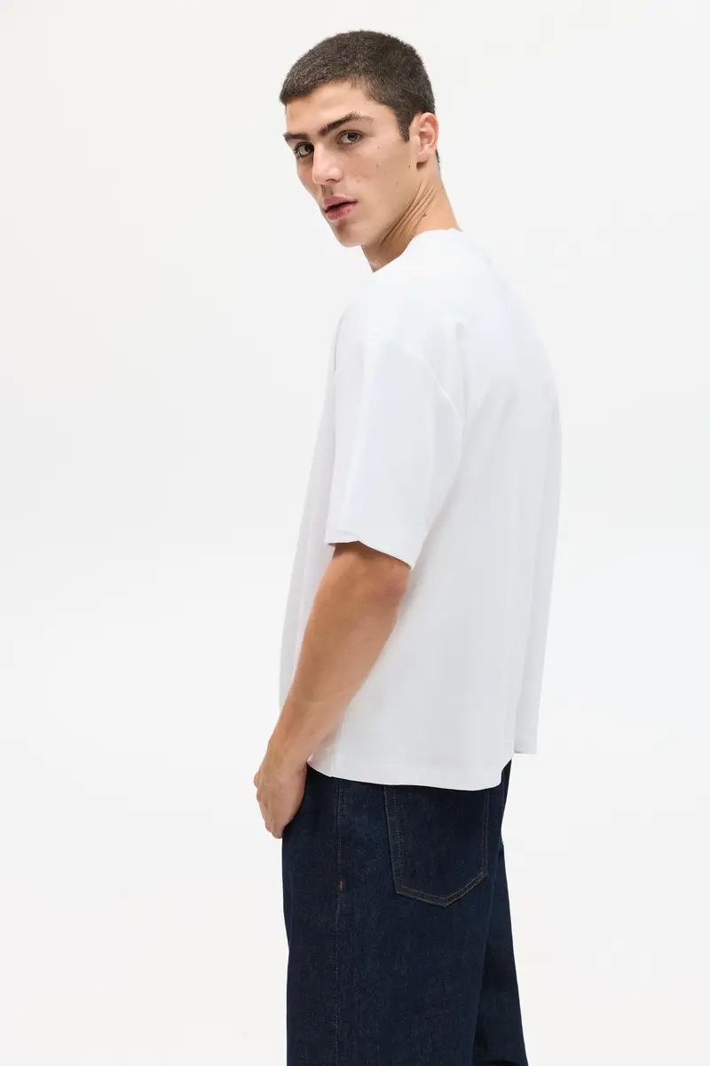 Pull&Bear T-shirt Bianco 3933814 miniatura 3