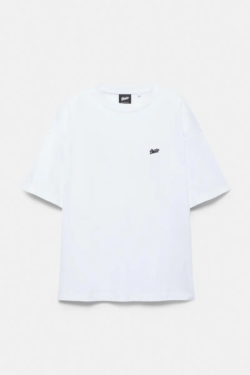 Pull&Bear T-shirt Bianco 4173909