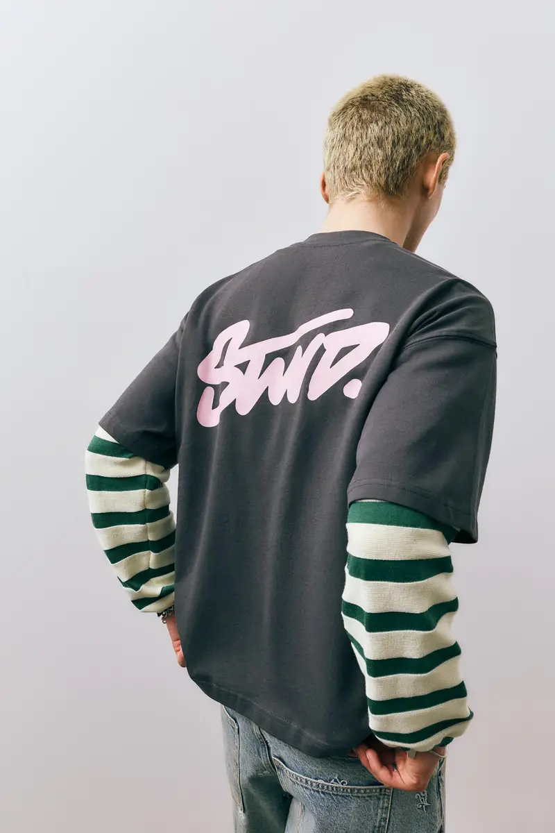 Pull&Bear T-shirt Grigio 4194677