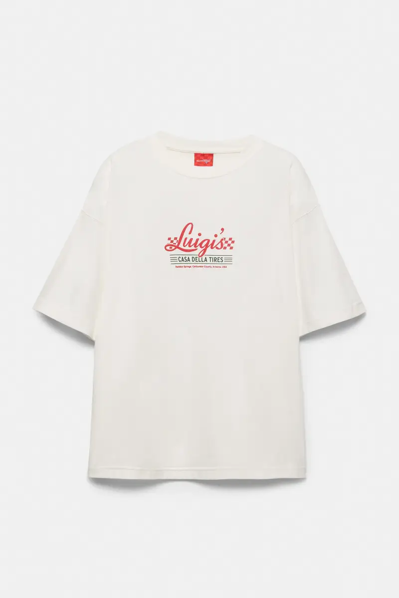 Pull&Bear T-shirt Bianco 4336263 miniatura 2