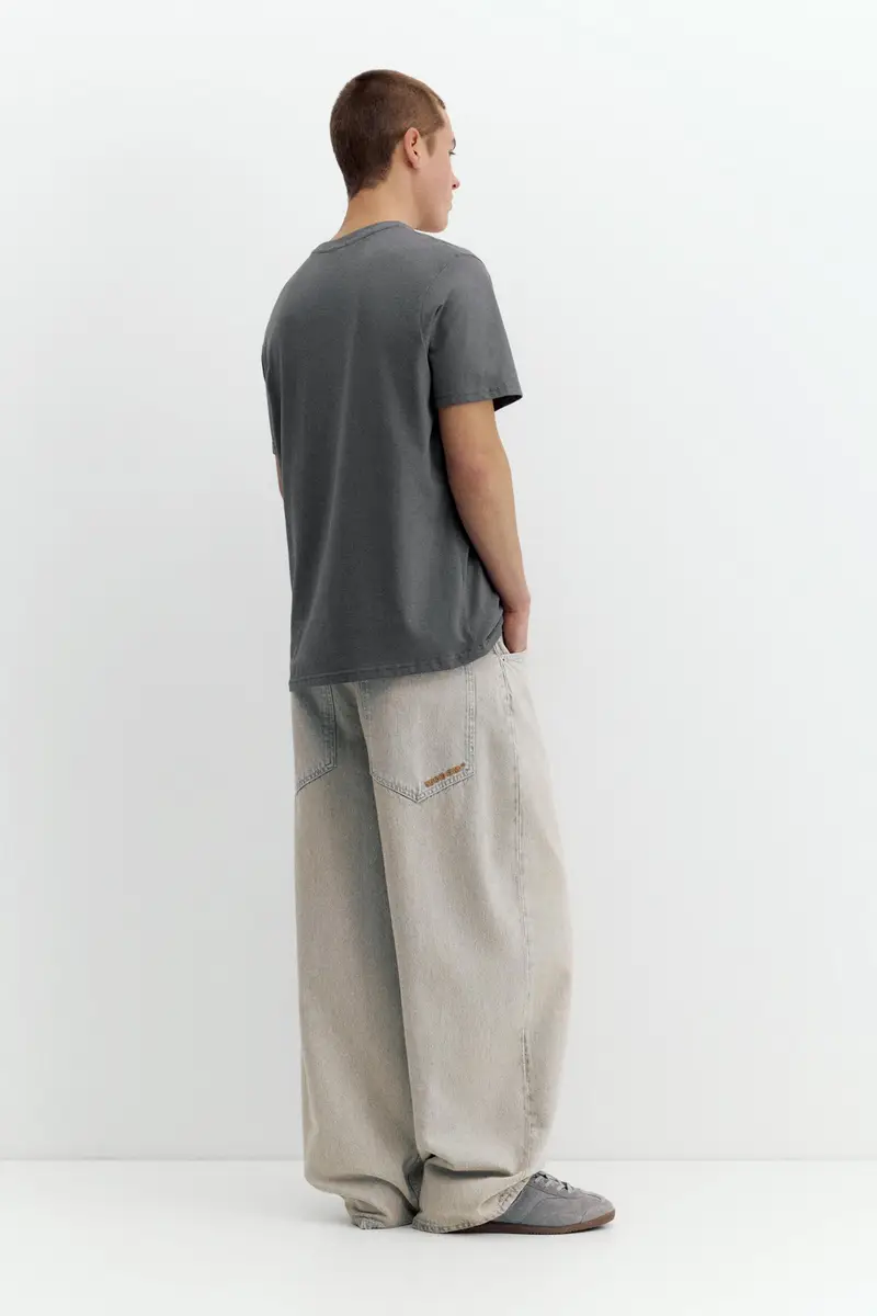 Pull&Bear T-shirt Grigio 4261235 miniatura 2