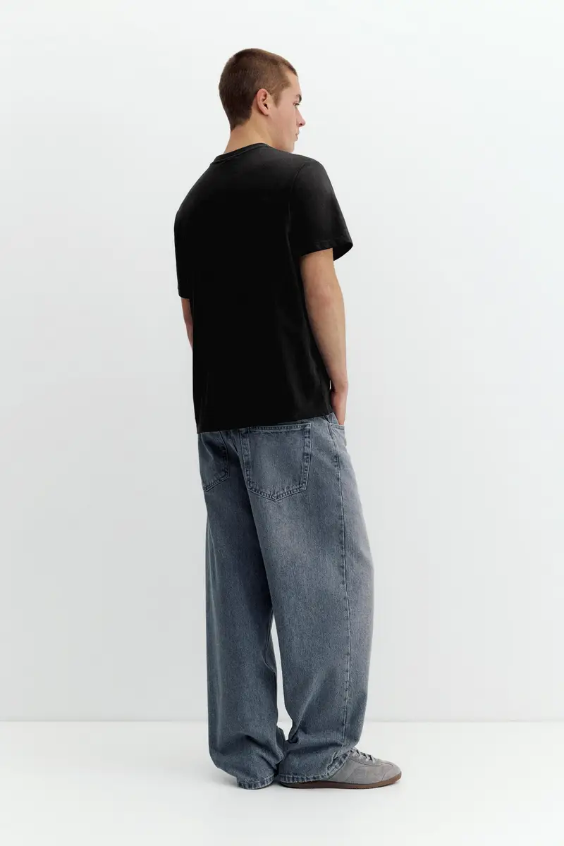 Pull&Bear T-shirt Nero 4235974 miniatura 2