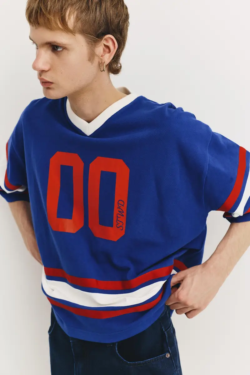 Pull&Bear T-shirt Azzurro 4117162 miniatura 3