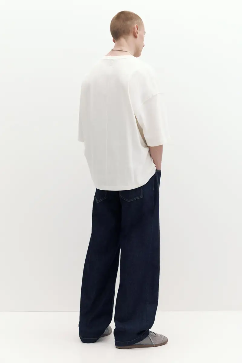 Pull&Bear T-shirt Bianco 4291870 miniatura 3