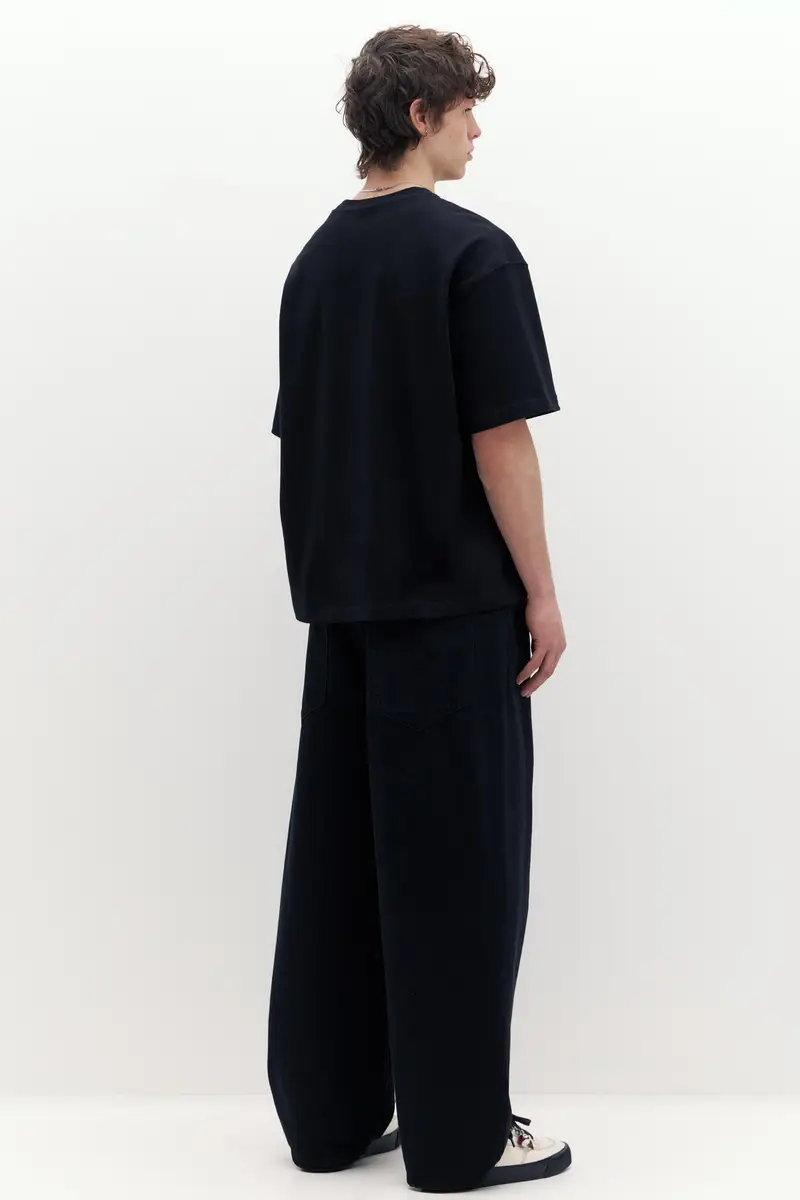 Pull&Bear T-shirt Nero 4336285 miniatura 2