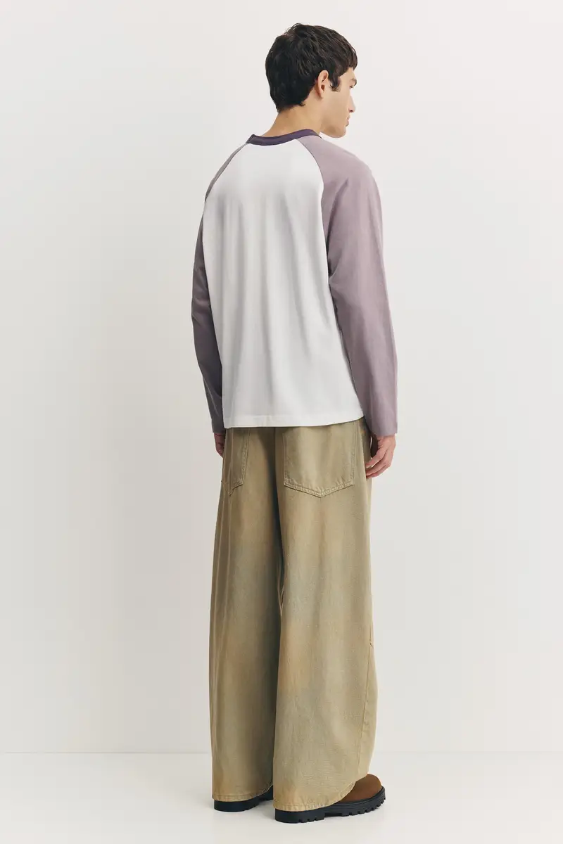 Pull&Bear T-shirt Viola 3917376 miniatura 2