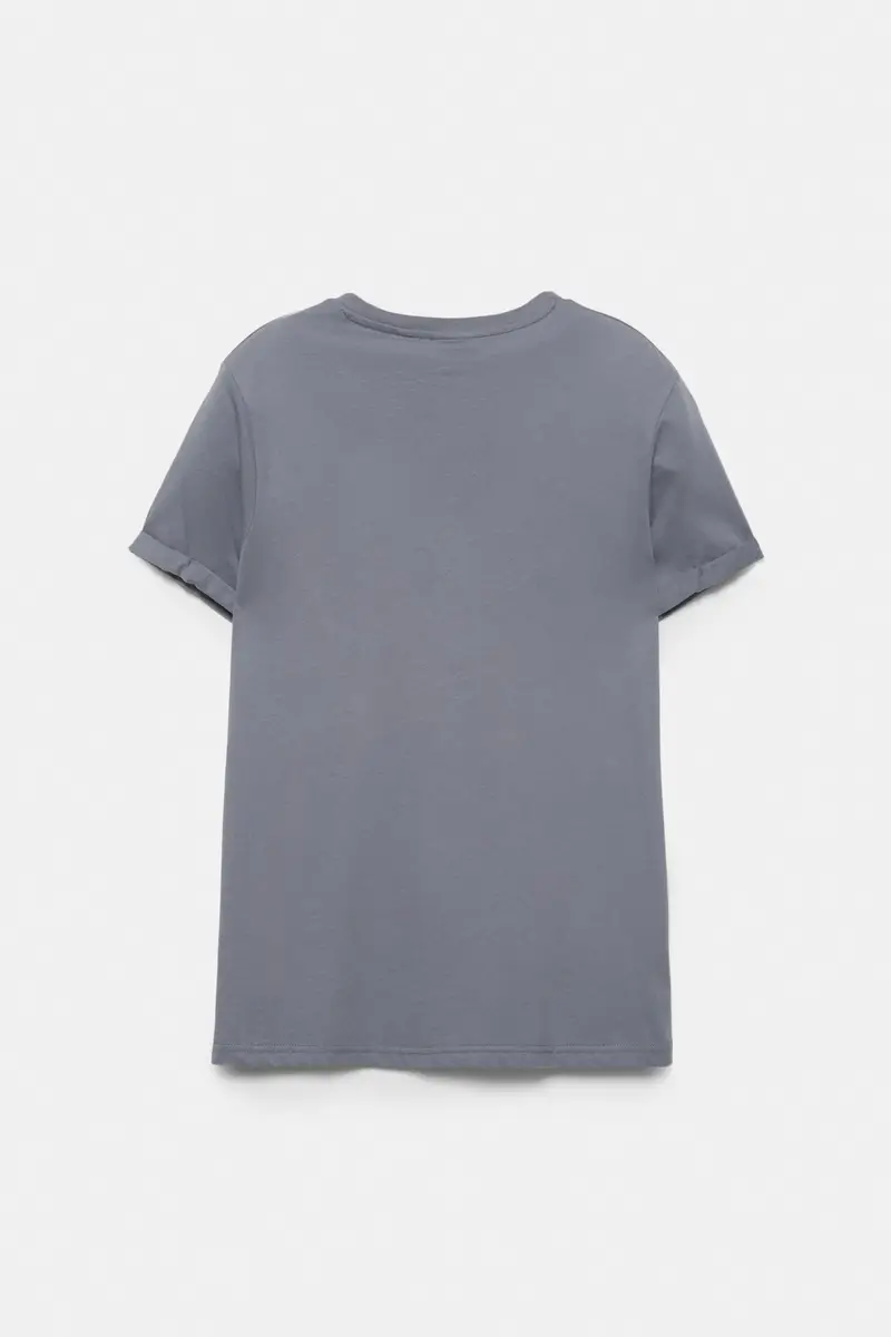 Pull&Bear T-shirt Azzurro 4362731 miniatura 2