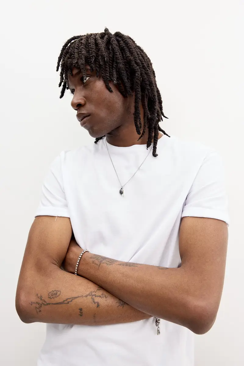 Pull&Bear T-shirt Bianco 4205980 miniatura 3