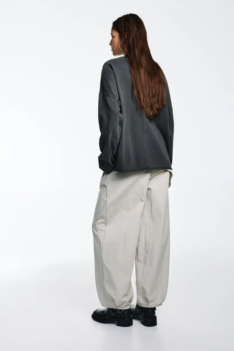 Pull&Bear T-shirt Grigio 3963027 miniatura 2