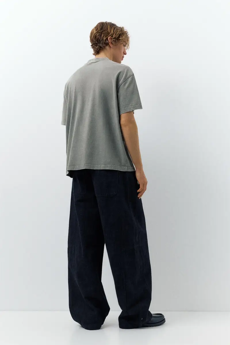 Pull&Bear T-shirt Grigio 4291866 miniatura 2