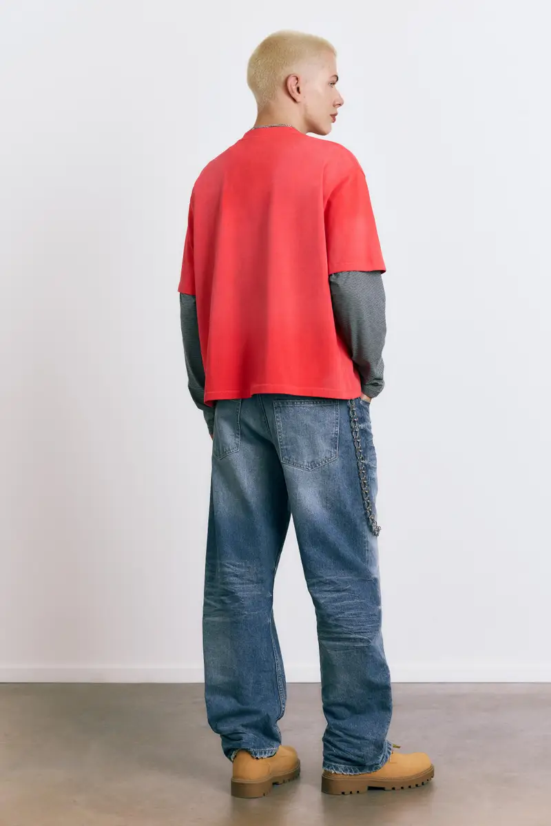 Pull&Bear T-shirt Rosso 4235973 miniatura 2