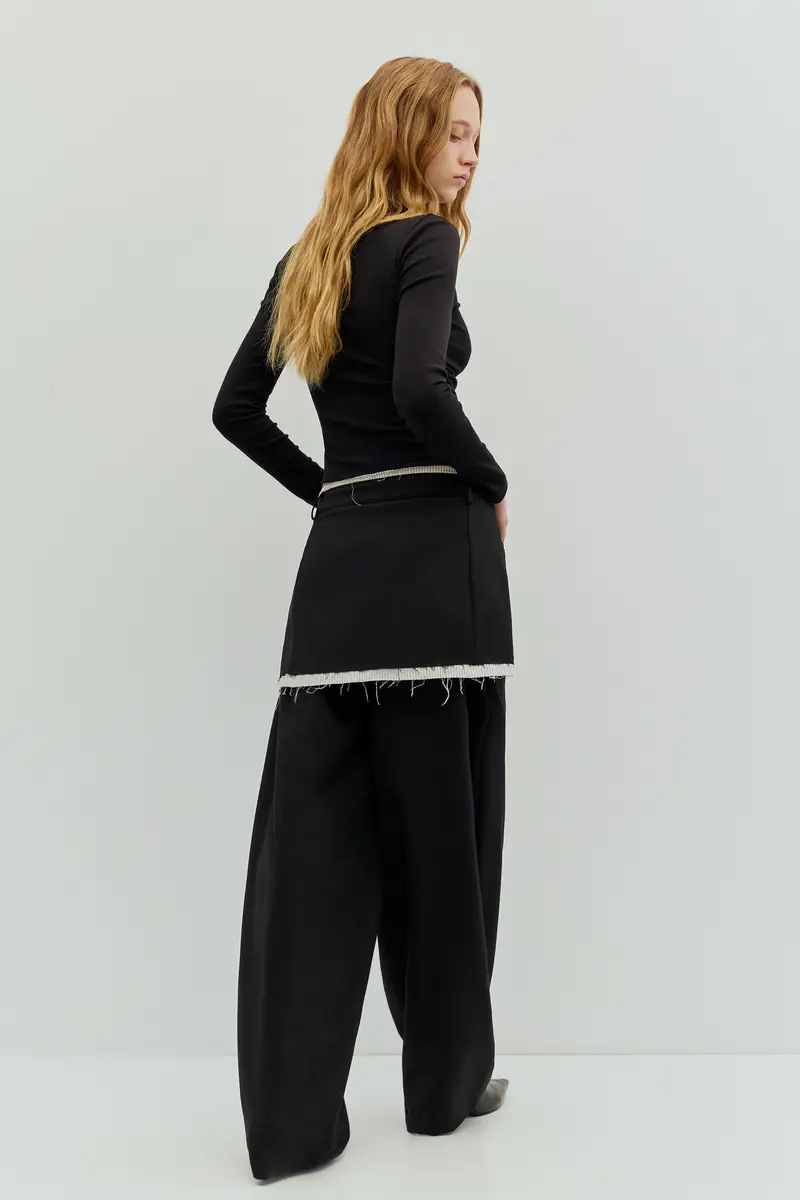 Pull&Bear Top Nero 3850622 miniatura 2