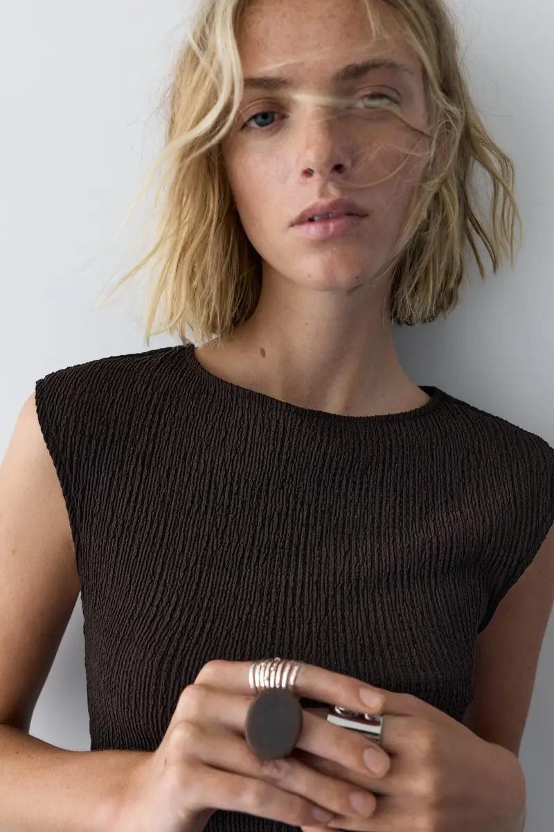 Pull&Bear Top Marrone 4261228