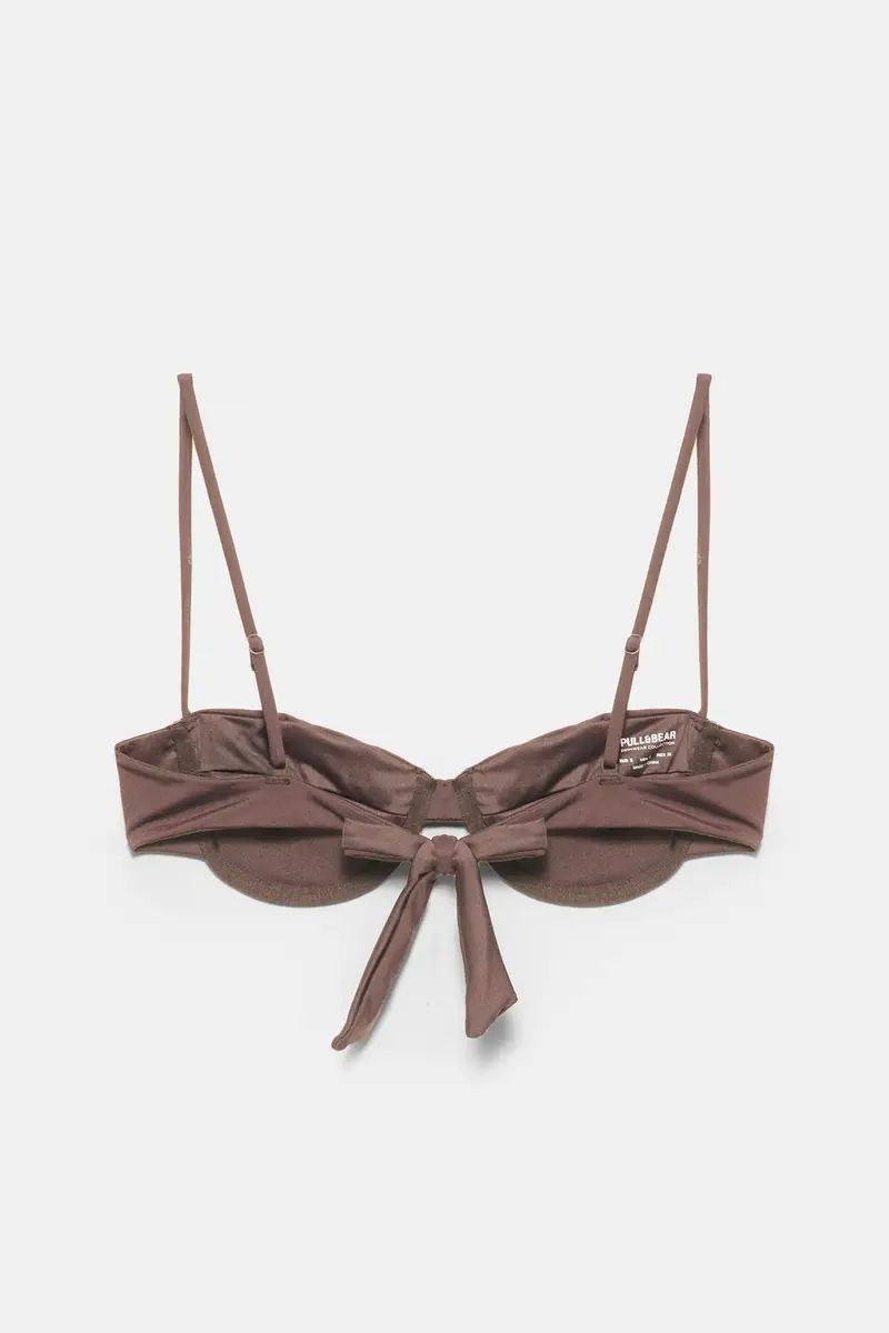 Pull&Bear Top Marrone 4235931 miniatura 2