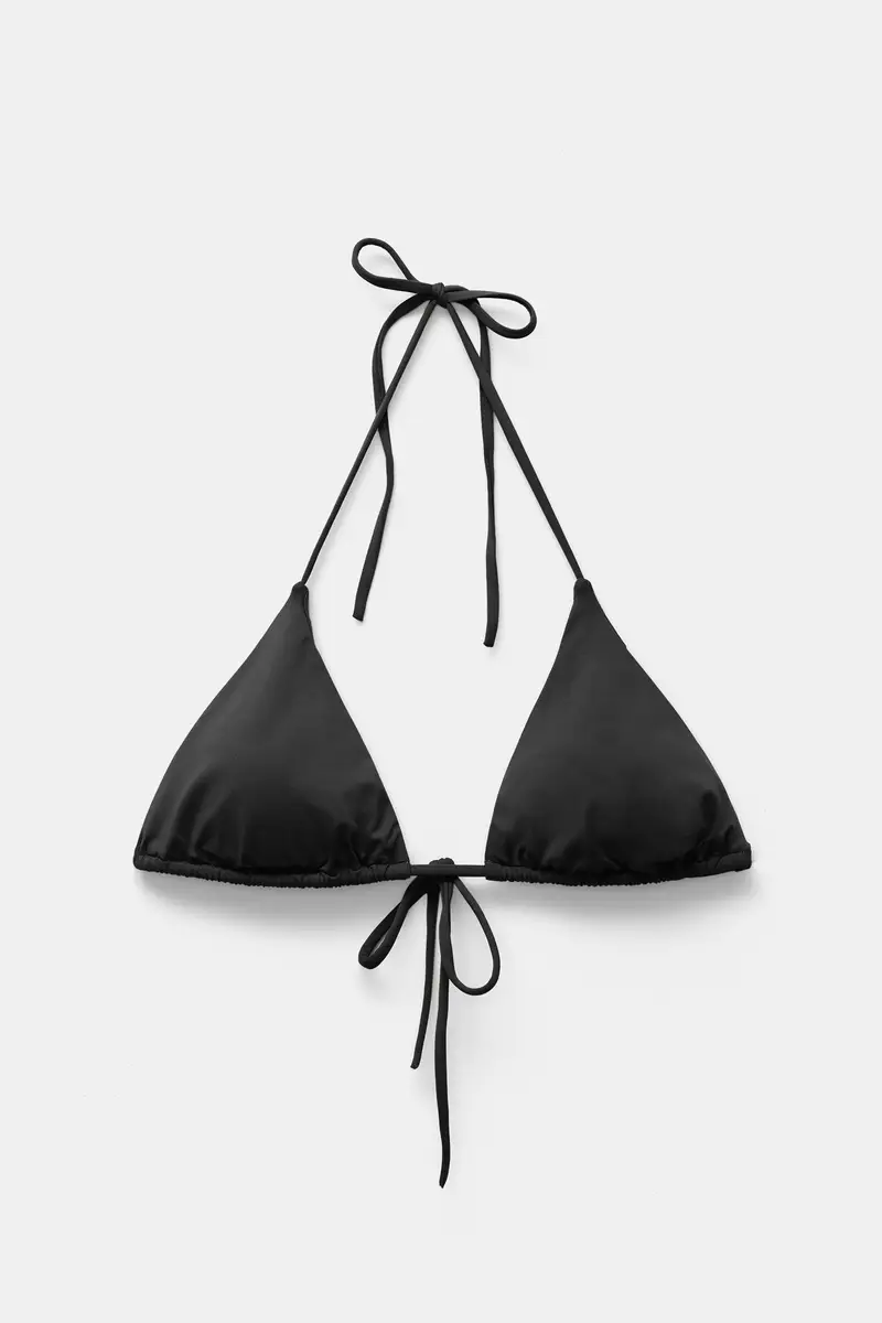 Top Bikini Triangolo Nero