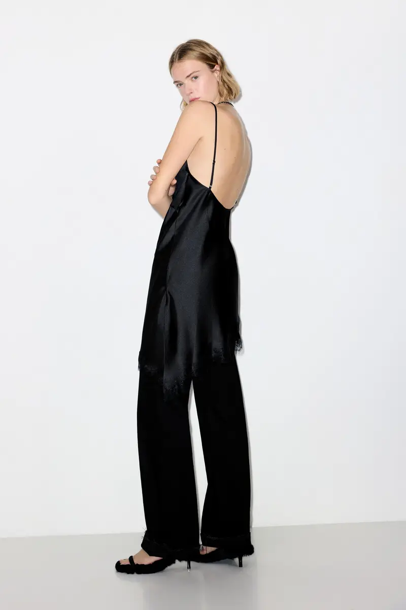 Pull&Bear Top Nero 3900177 miniatura 2