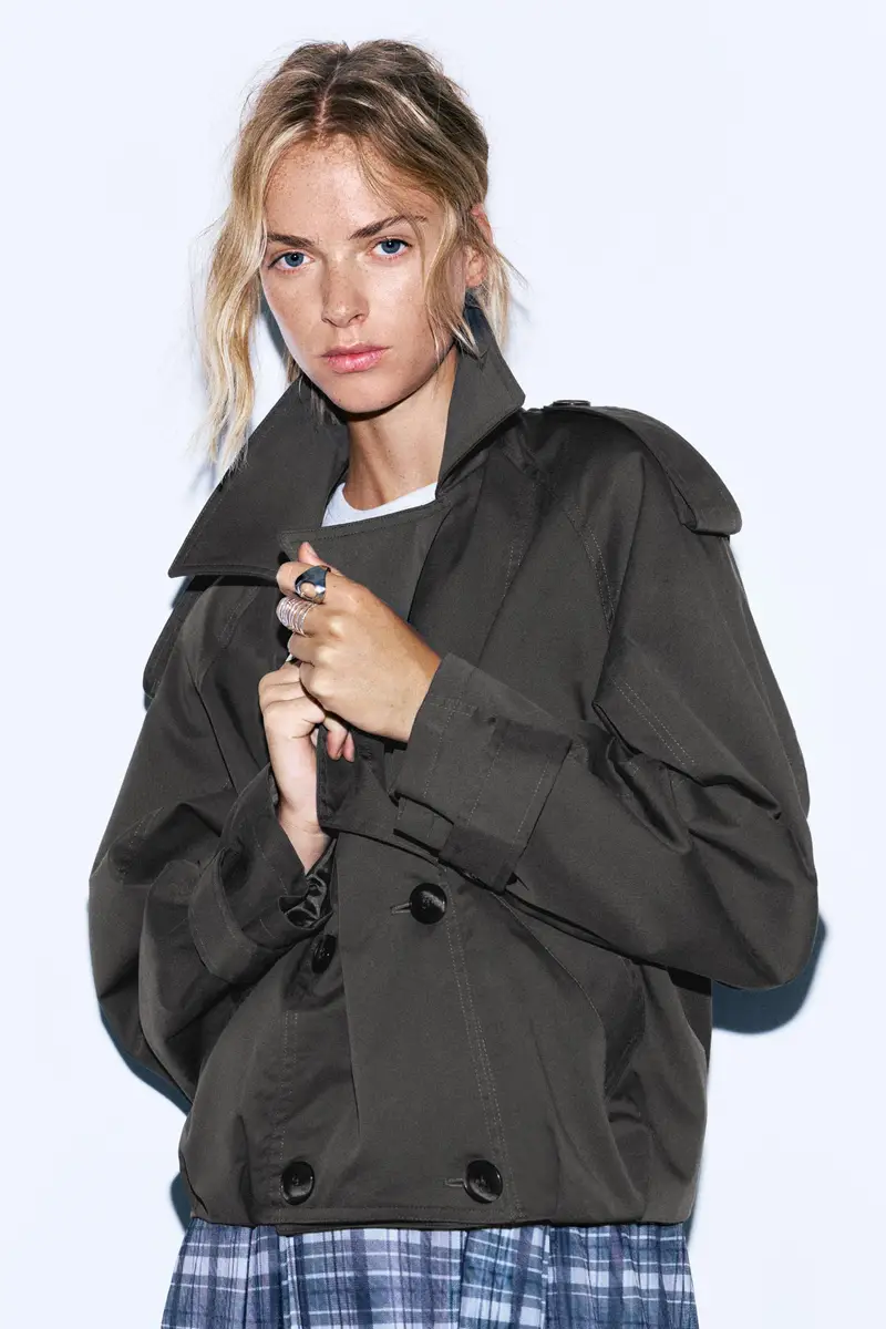Pull&Bear Trench Grigio 4261320