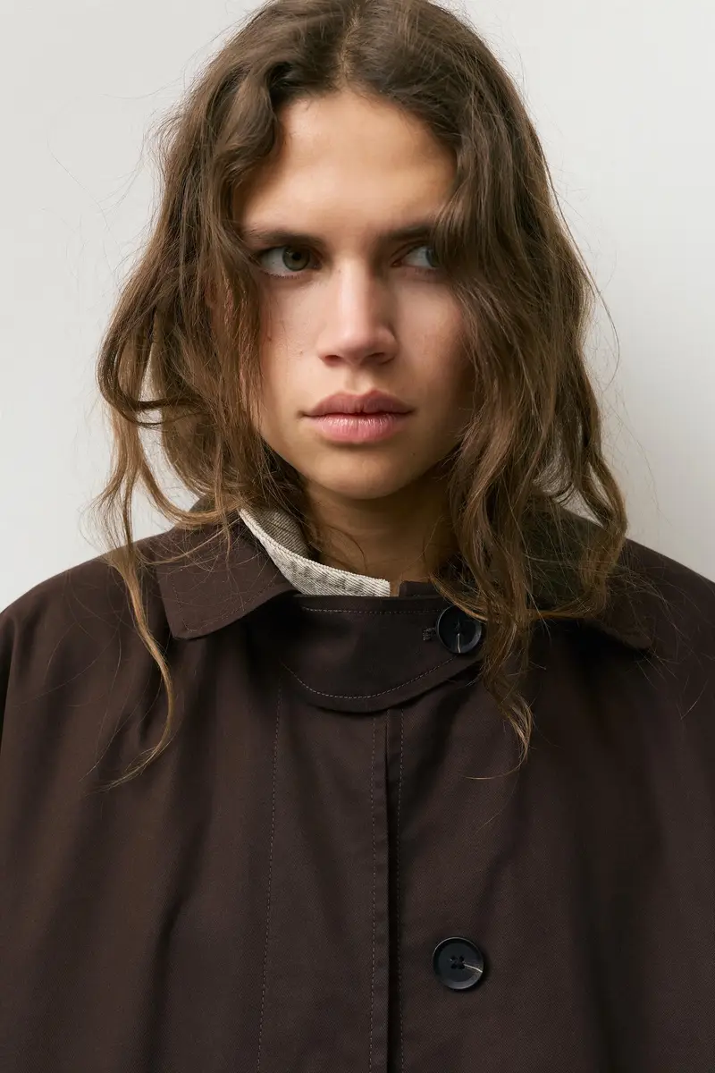 Pull&Bear Trench Marrone 4188991 miniatura 3