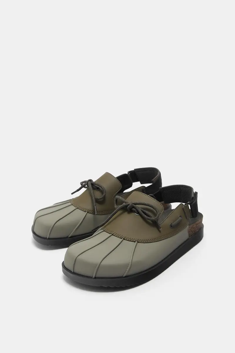 Zoccoli Allacciati Stwd Verde miniatura 3