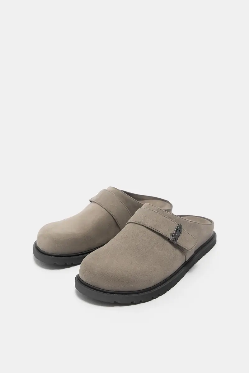 Zoccoli Con Fibbia Stwd Grigio miniatura 2