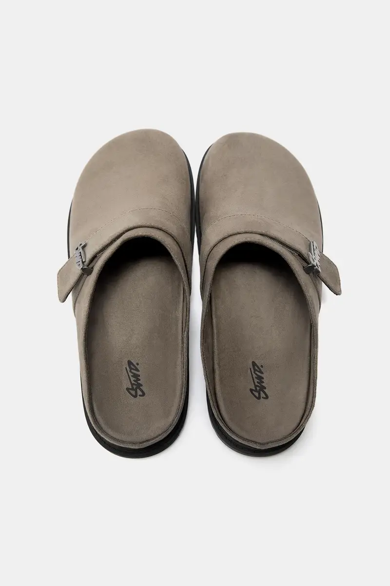 Zoccoli Con Fibbia Stwd Grigio miniatura 3