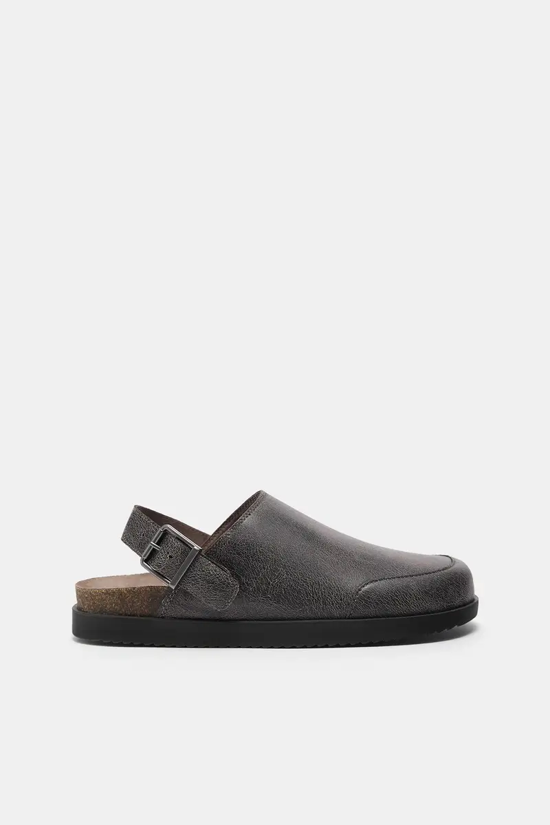 Zoccoli Effetto Consumato Stwd Marrone miniatura 2