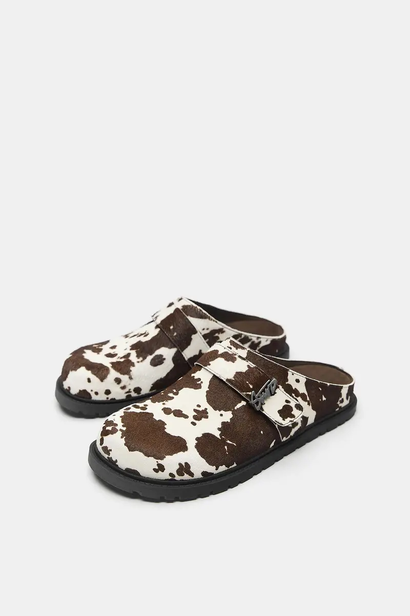 Zoccoli In Pelle Di Vacchetta Stwd Marrone miniatura 2