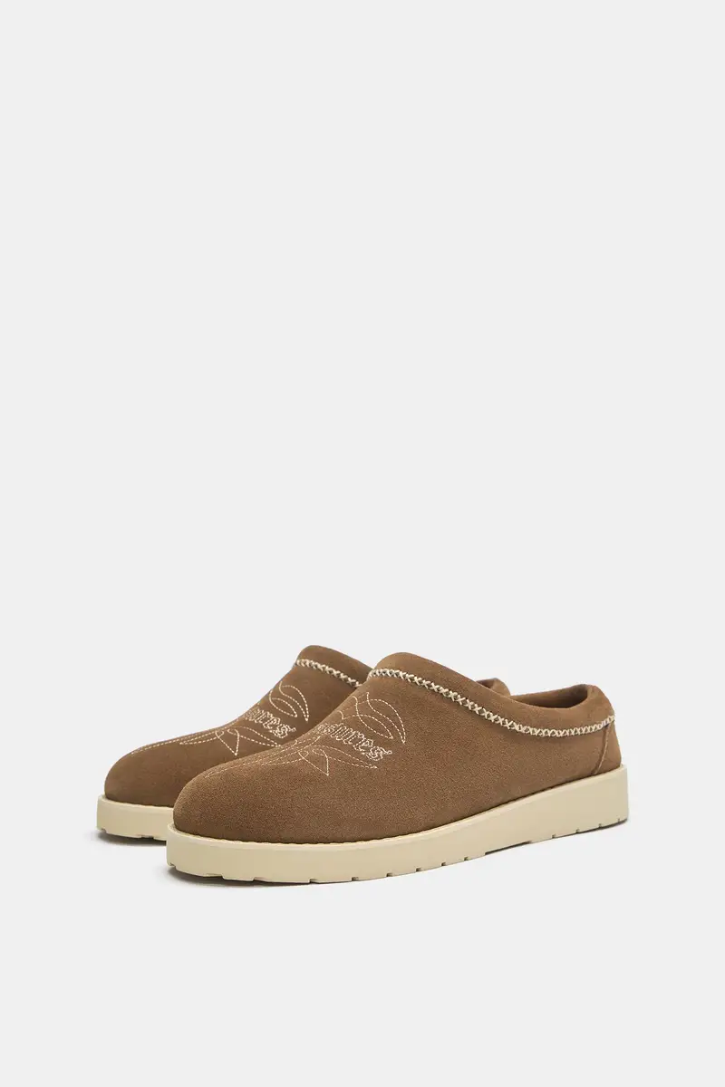 Zoccoli In Pelle Stwd By Pleasures Marrone miniatura 2