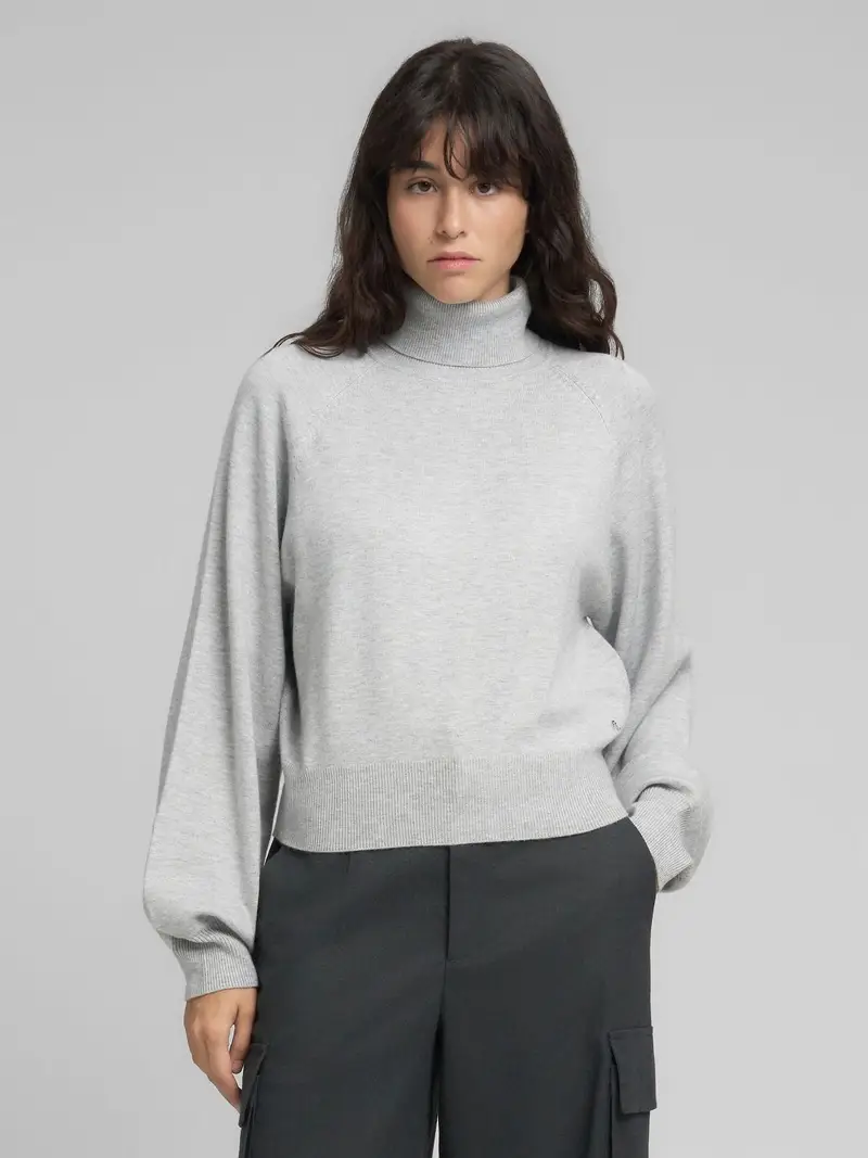 Pullover A Collo Alto