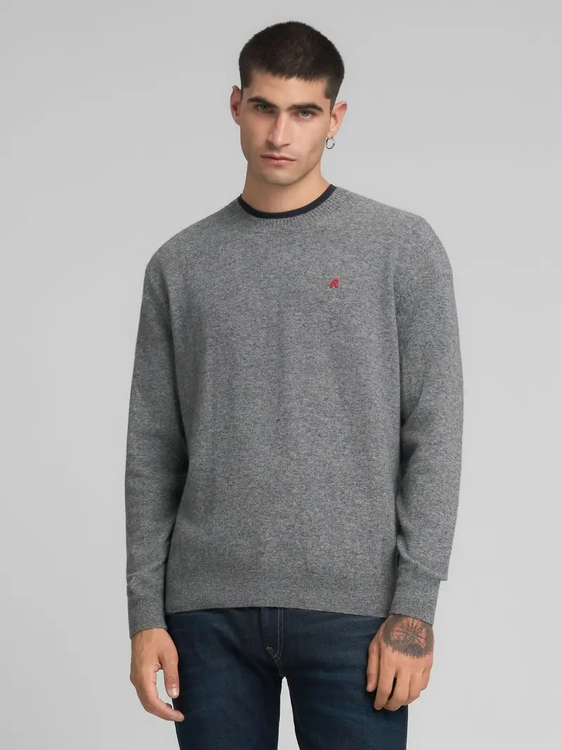 Pullover In Misto Lana