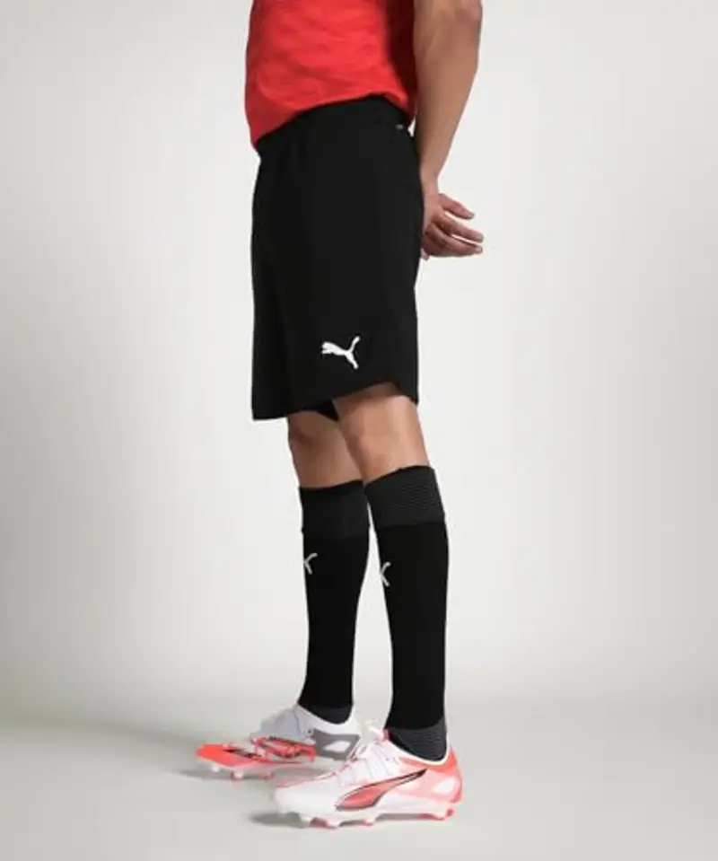 Puma 4063699213553 teamRISE Short Pantaloncini Uomo, M, Puma Black/Puma White miniatura 2