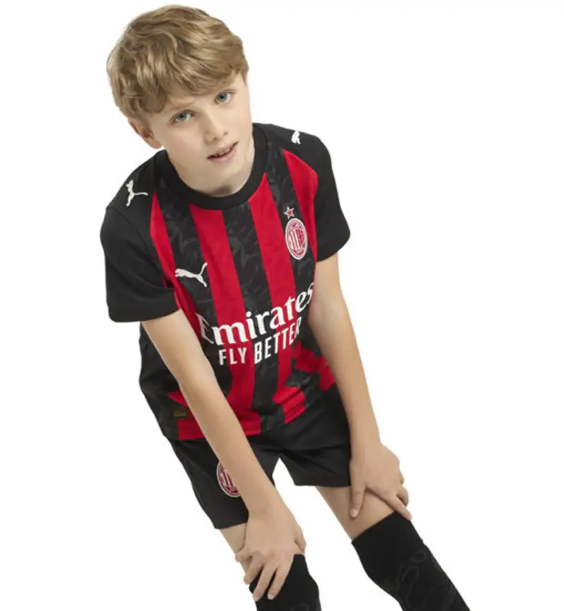 AC Milan 25/26 Home Jr - maglia calcio - ragazzo Black