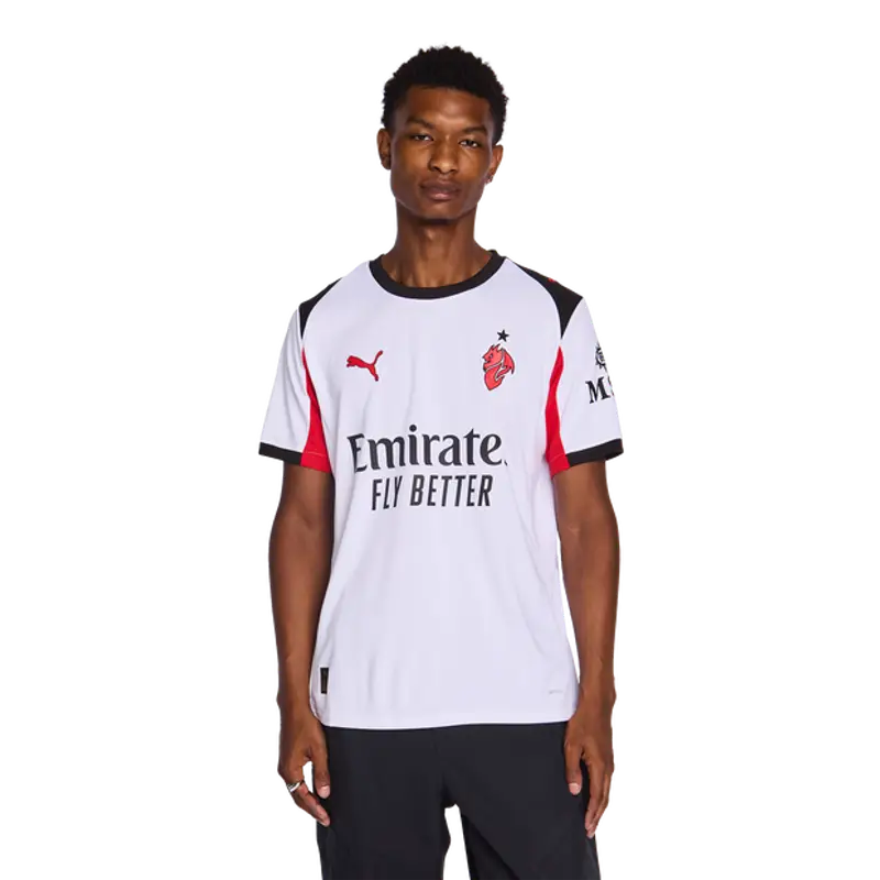 Puma Ac Milan Away 25-26 male Maglie/Repliche - Bianco - Poly Jersey - Foot Locker