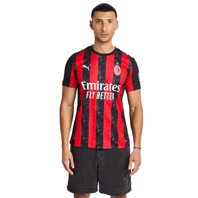Puma Ac Milan Home 25-26 male Maglie/Repliche - Rosso - Poly Jersey - Foot Locker