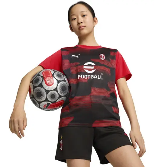AC Milan Prematch Jr - maglia calcio - bambino Black