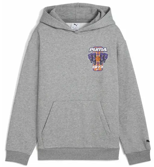 Basketball Hoopstell Jr - felpa con cappuccio - bambino Grey